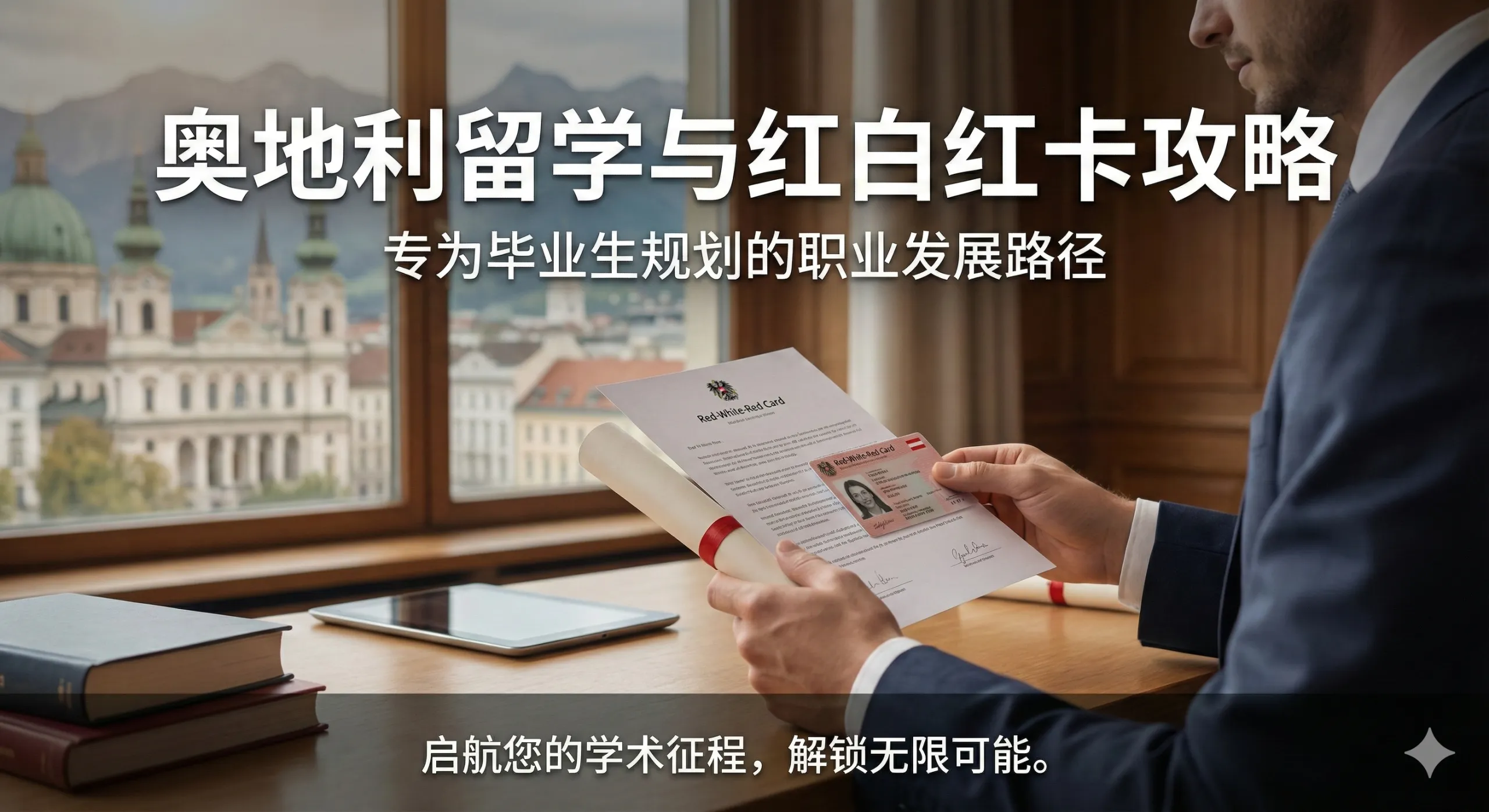 2024奥地利留学生“红白红卡”申请全攻略：薪资门槛、净收入与居留解密