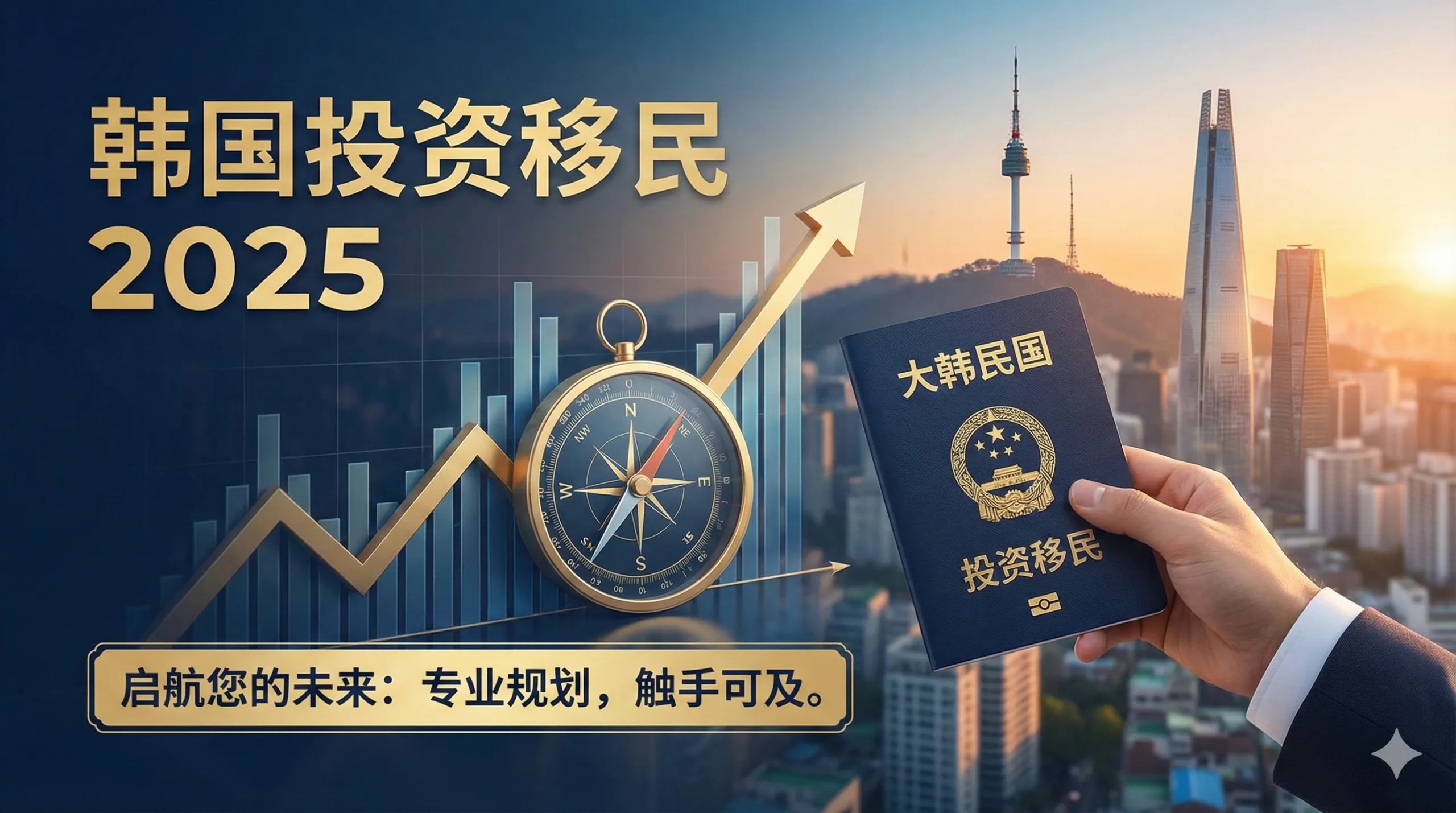 2025韩国投资移民资金门槛：5000万至15亿韩元全解析