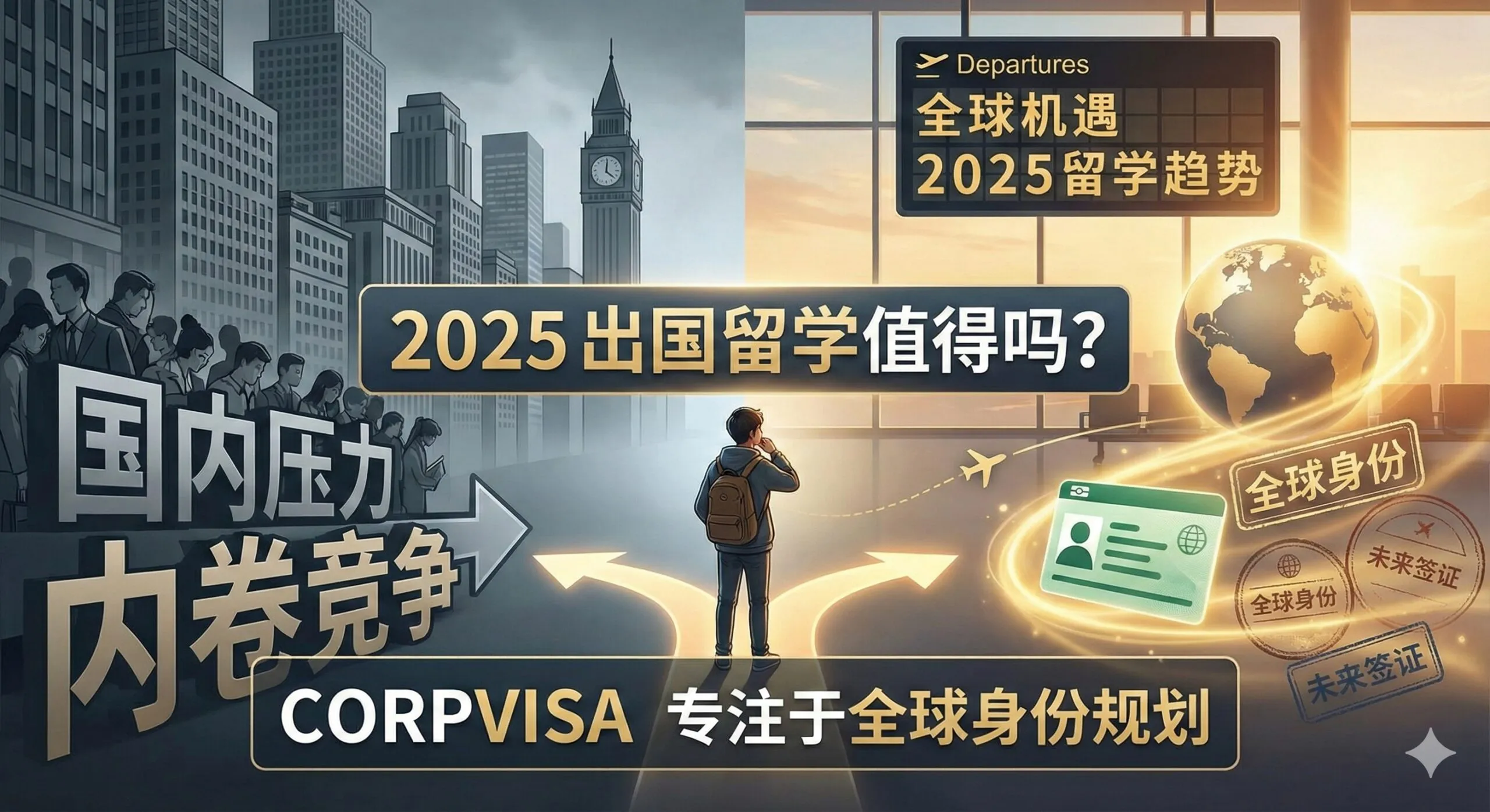 2025出国留学值得吗？签证政策、费用与职业回报深度解析