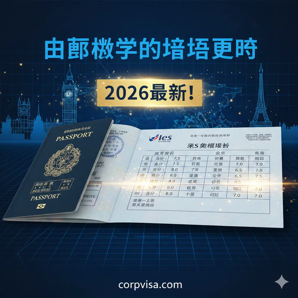 2026最新：出国留学的语言要求全攻略！雅思/托福分数对照与签证策略