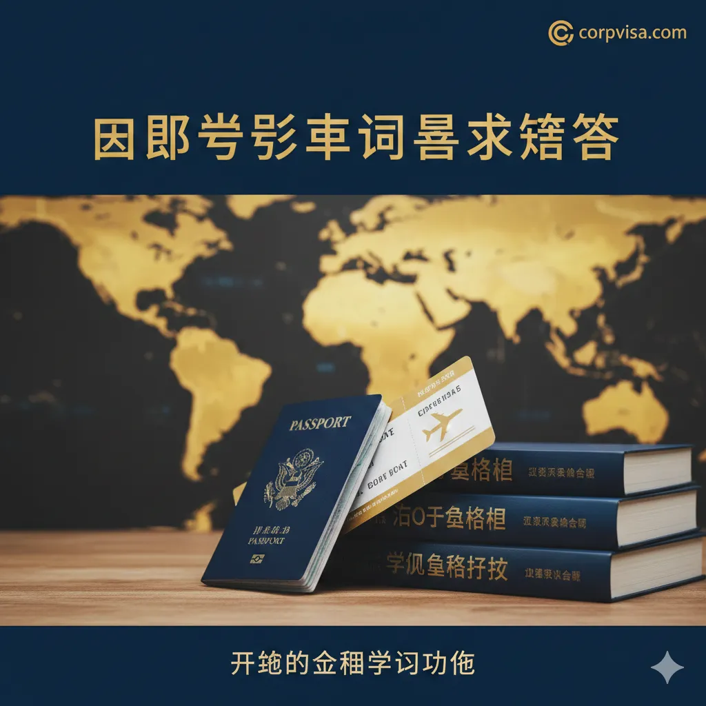 出国留学英文指南：文书模板、翻译认证与签证面试技巧