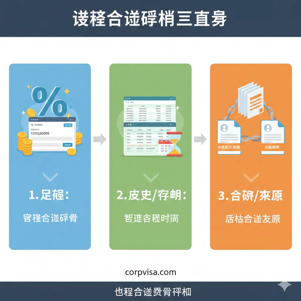 一张极具专业感的封面图片,采用左右分割的构图设计。左侧展示充满希望的国际大学校园场景,配以地球仪和学士帽,象征广阔的视野和学术成就;右侧则是一个带有科技感的计算器、成堆的文件和沙漏,象征金钱成本和时间流逝。背景采用CorpVisa品牌的深蓝色渐变,中间隐约浮现数据网格和上升的趋势线,整体风格理性、客观,完美契合‘大数据揭秘’的主题。