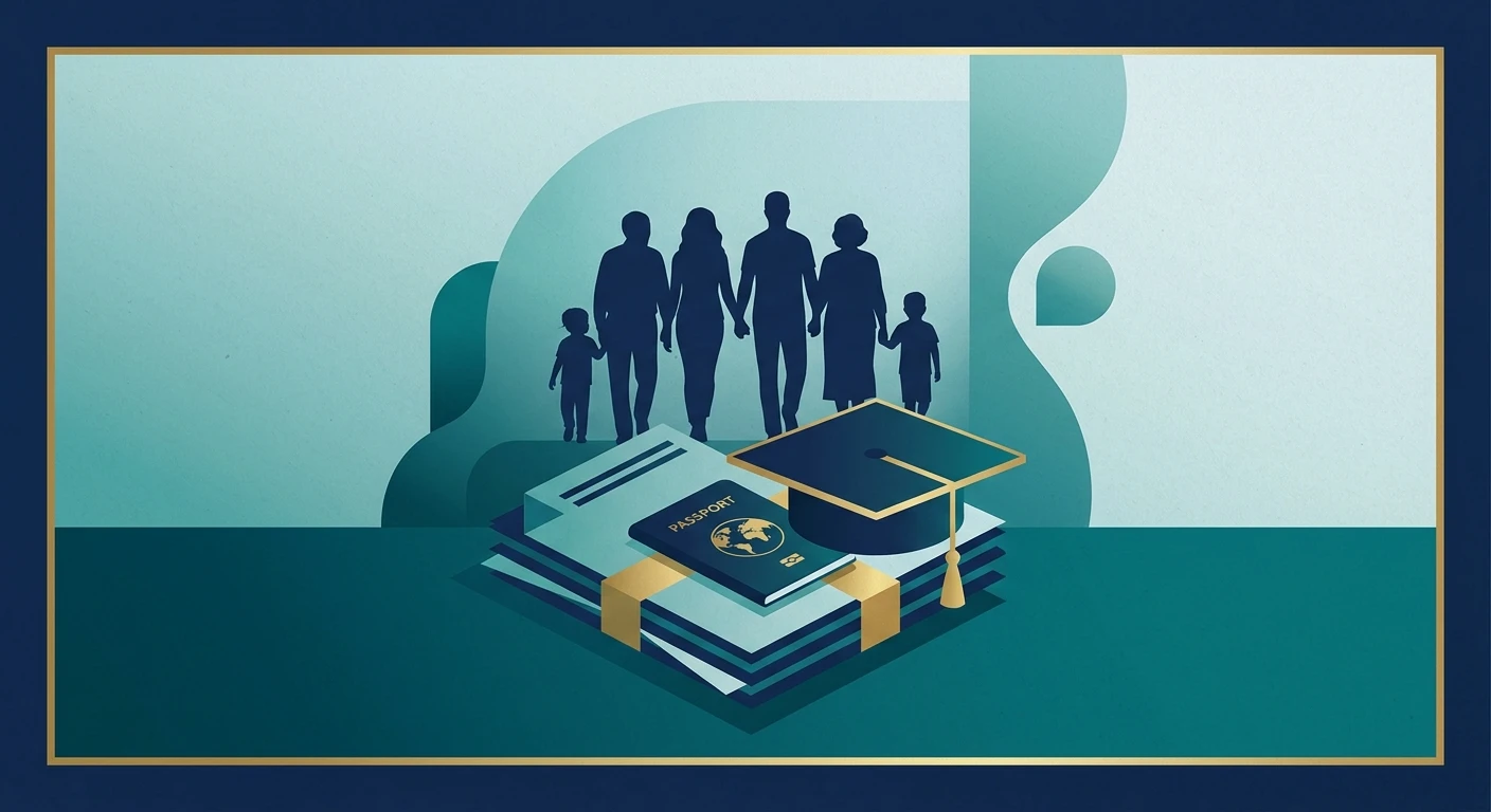 祖父母叔舅姑姨赞助留学：英澳加学生签证亲属证明与资助信闭环指南